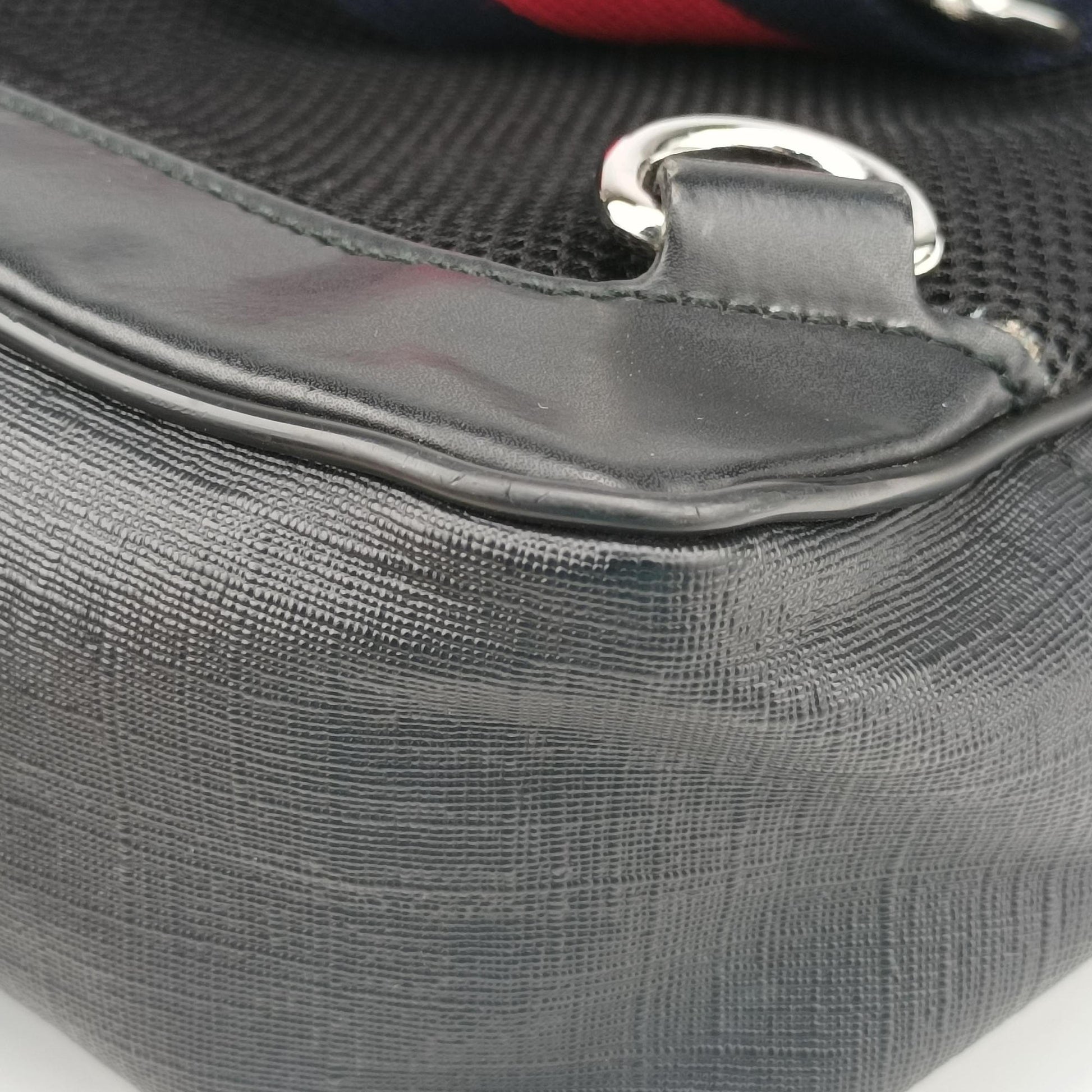 GG Supreme Navy x Black PVC coated canvas 478325 C022098890GGスプリーム ネイビー×ブラック PVCコーティングキャンバス 478325 C022098890