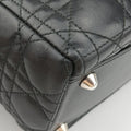 Lady Dior Black lambskin 08-MA-0171レディディオール ブラック ラムスキン 08-MA-0171