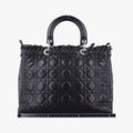 Lady Dior Black lambskin 08-MA-0171レディディオール ブラック ラムスキン 08-MA-0171