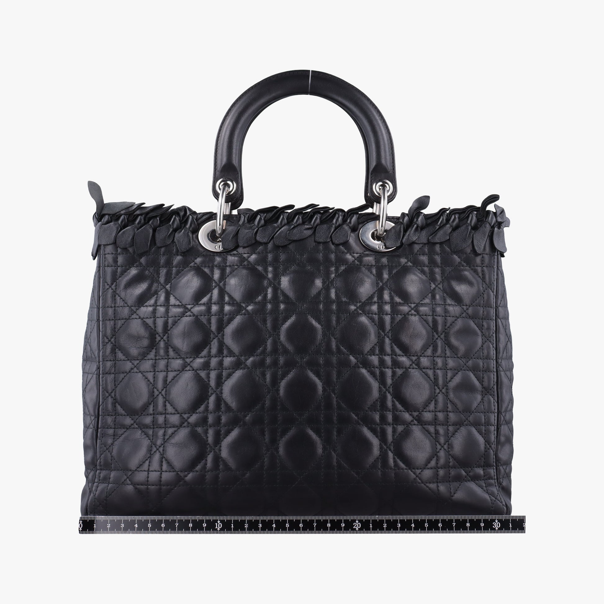 Lady Dior Black lambskin 08-MA-0171レディディオール ブラック ラムスキン 08-MA-0171