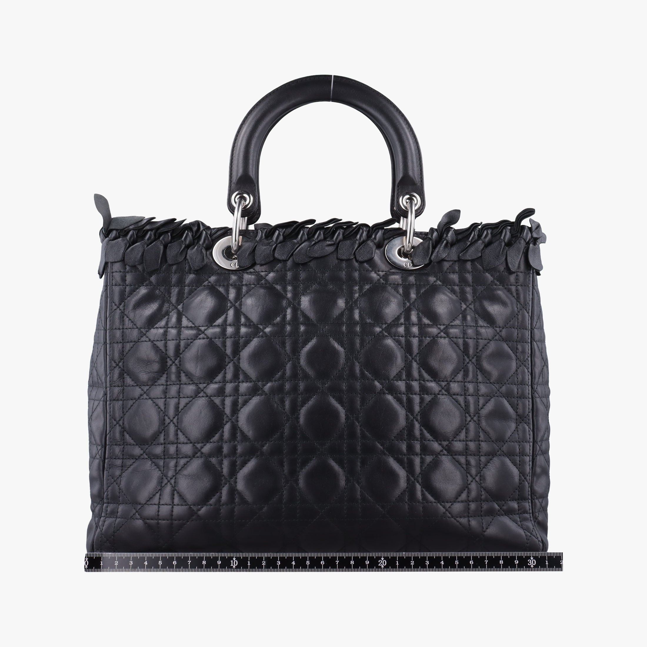 Lady Dior Black lambskin 08-MA-0171レディディオール ブラック ラムスキン 08-MA-0171