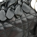 Lady Dior Black lambskin 08-MA-0171レディディオール ブラック ラムスキン 08-MA-0171