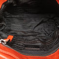 Studded Orange Leather 34 4スタッデッド オレンジ レザー 34 4