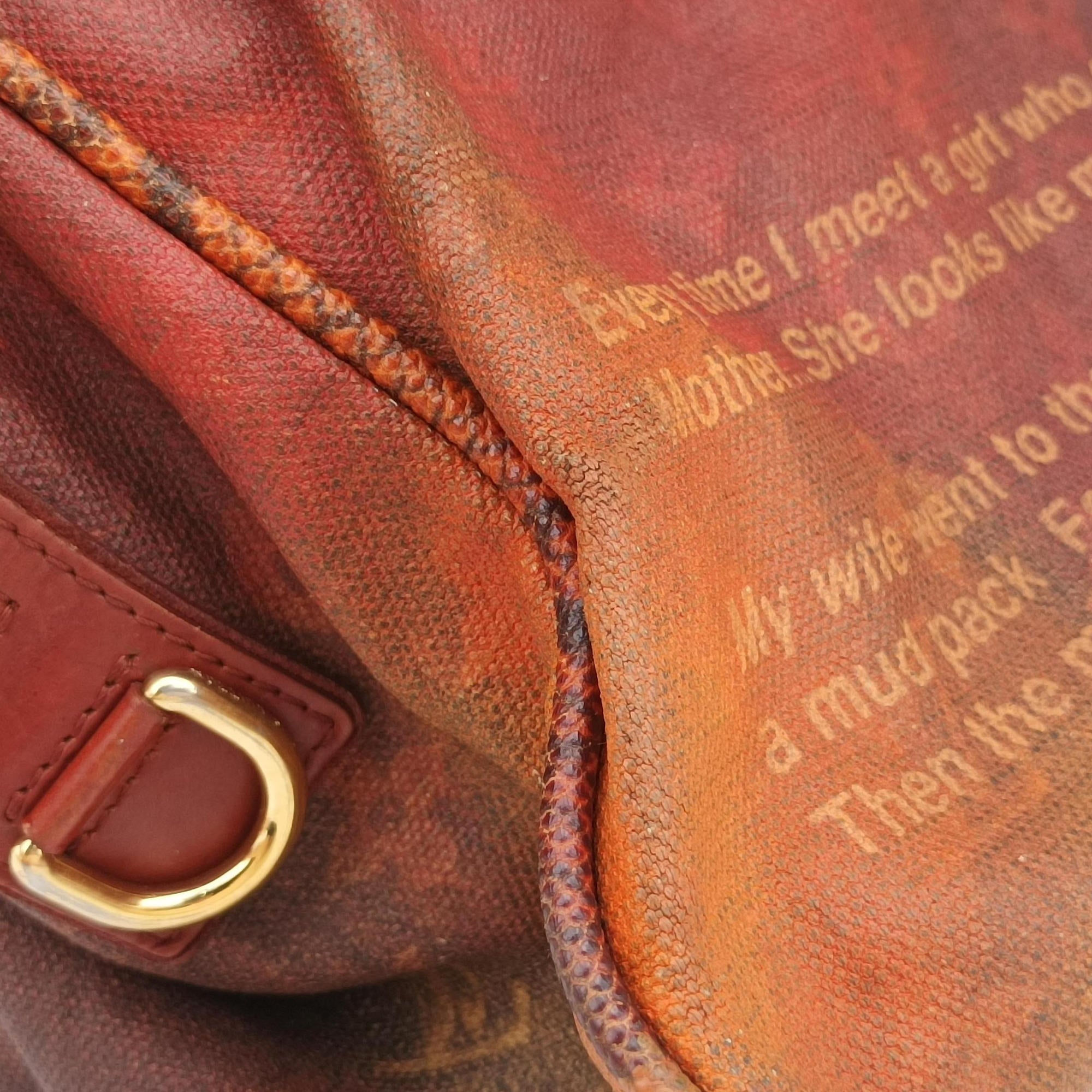 Man Crazy rouge×multicolor Monogram Jokes M95737 FL1028マンクレイジー ルージュ×マルチカラー モノグラム ジョークス M95737 FL1028