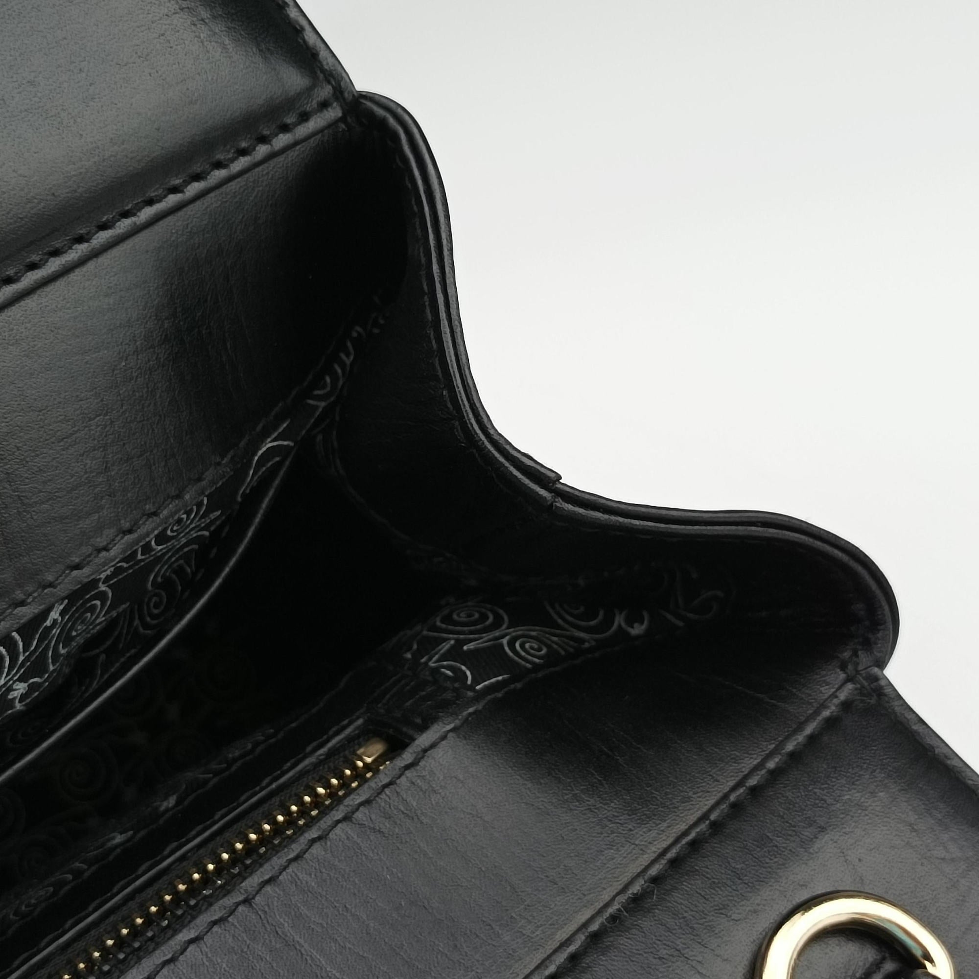 Isabella Rossellini Black Leather AQ.F12.35134イザベラロッセリーニ ブラック レザー AQ.F12.35134