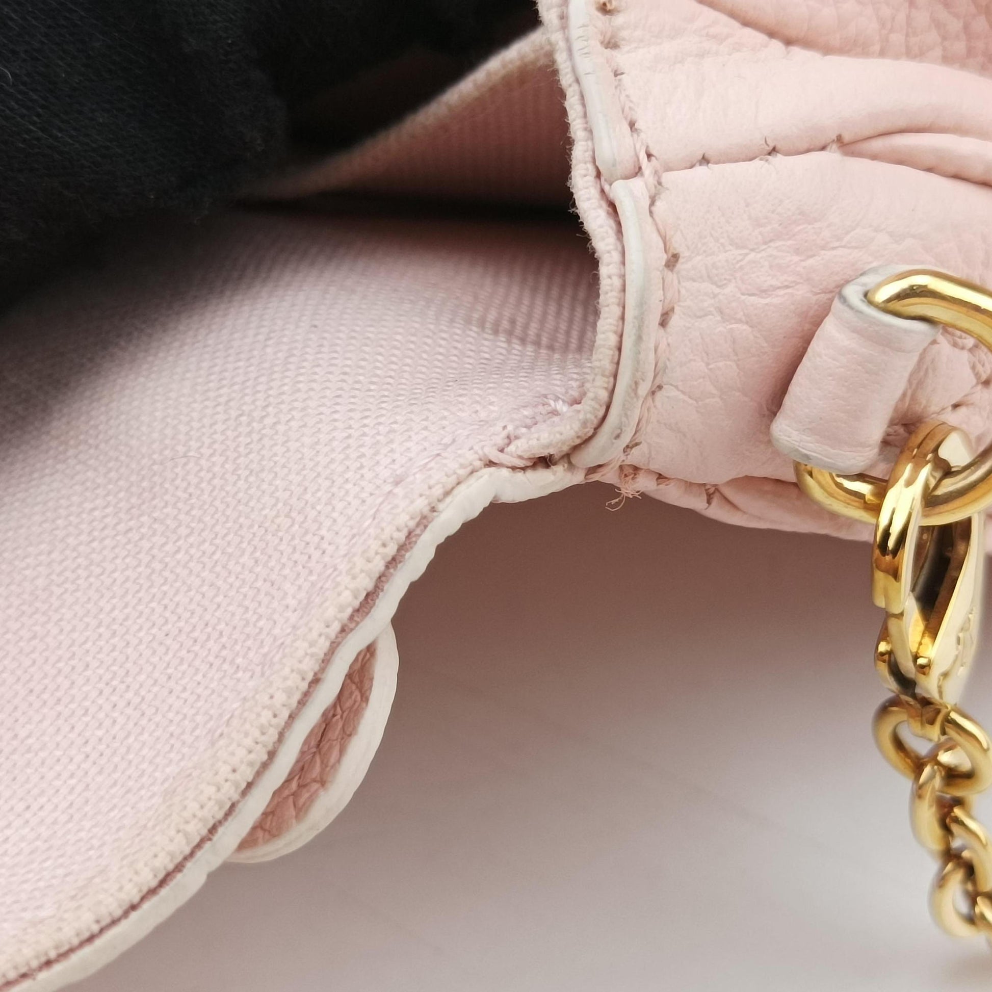 Micro Metis Pouch Chain Monogram Rose Pomelo Monogram Empreinte M81389 IC Chipマイクロメティスポーチチェーンモノグラム ローズポメロ モノグラム アンプラント M81389 ICチップ