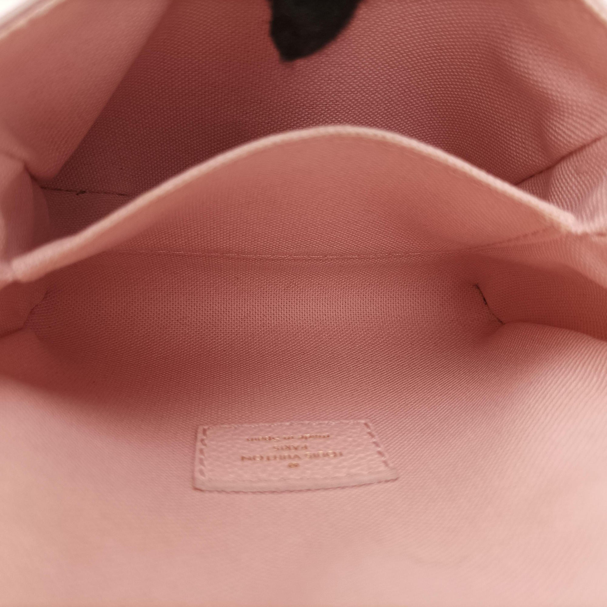 Micro Metis Pouch Chain Monogram Rose Pomelo Monogram Empreinte M81389 IC Chipマイクロメティスポーチチェーンモノグラム ローズポメロ モノグラム アンプラント M81389 ICチップ