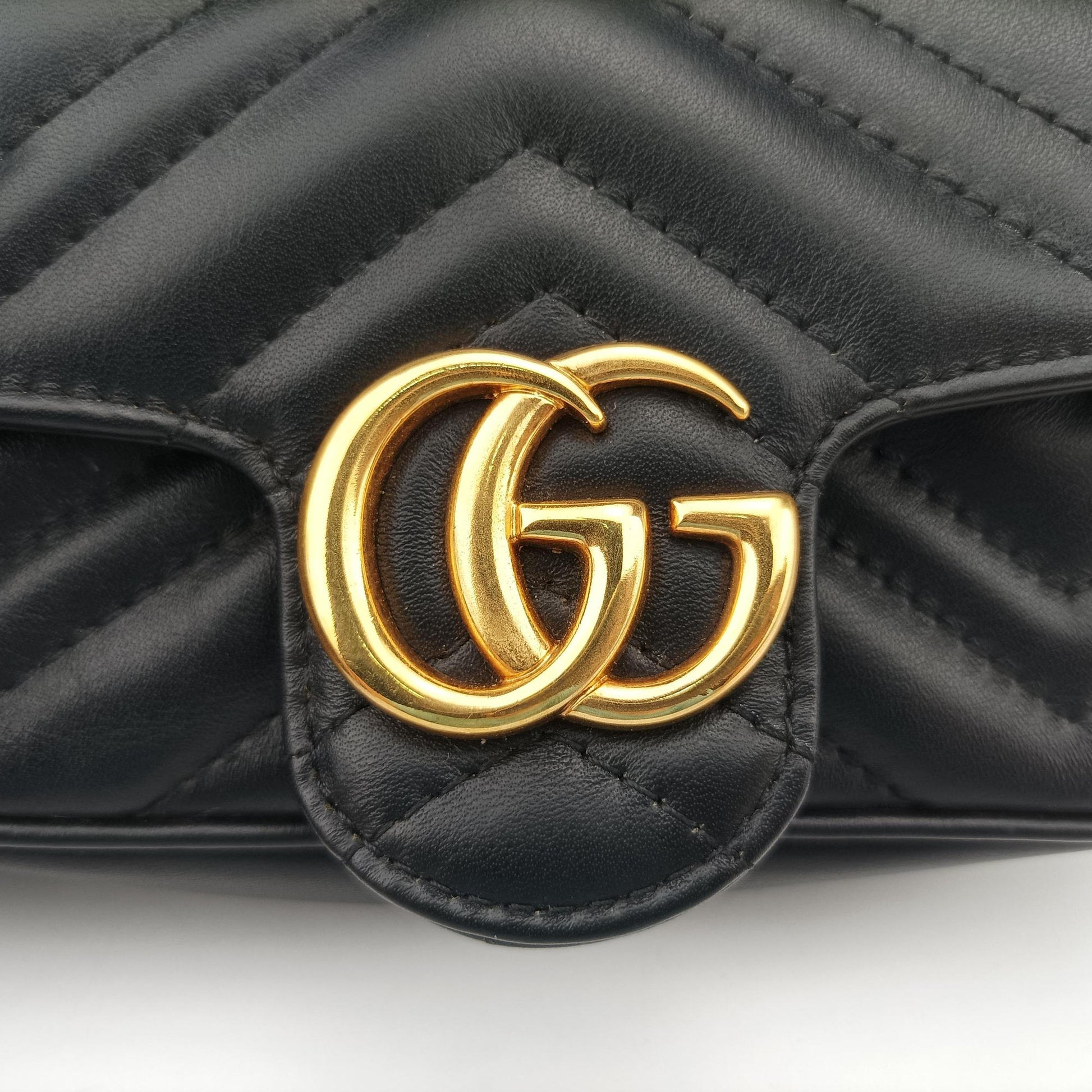 GG Marmont Black Leather 476433 GGマーモント ブラック レザー 476433 