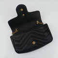 GG Marmont Black Leather 476433 GGマーモント ブラック レザー 476433 