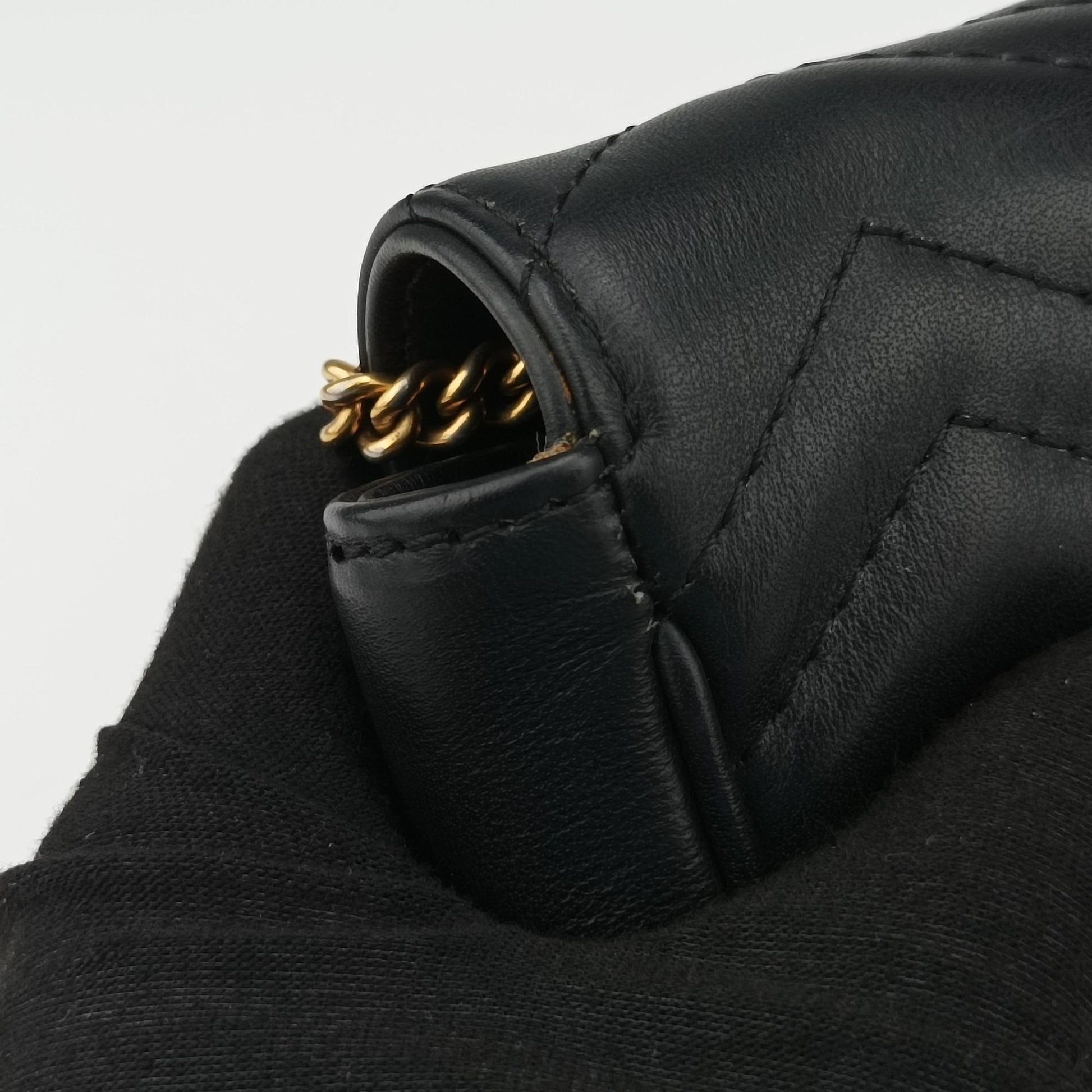 GG Marmont Black Leather 476433 GGマーモント ブラック レザー 476433 