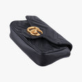 GG Marmont Black Leather 476433 GGマーモント ブラック レザー 476433 