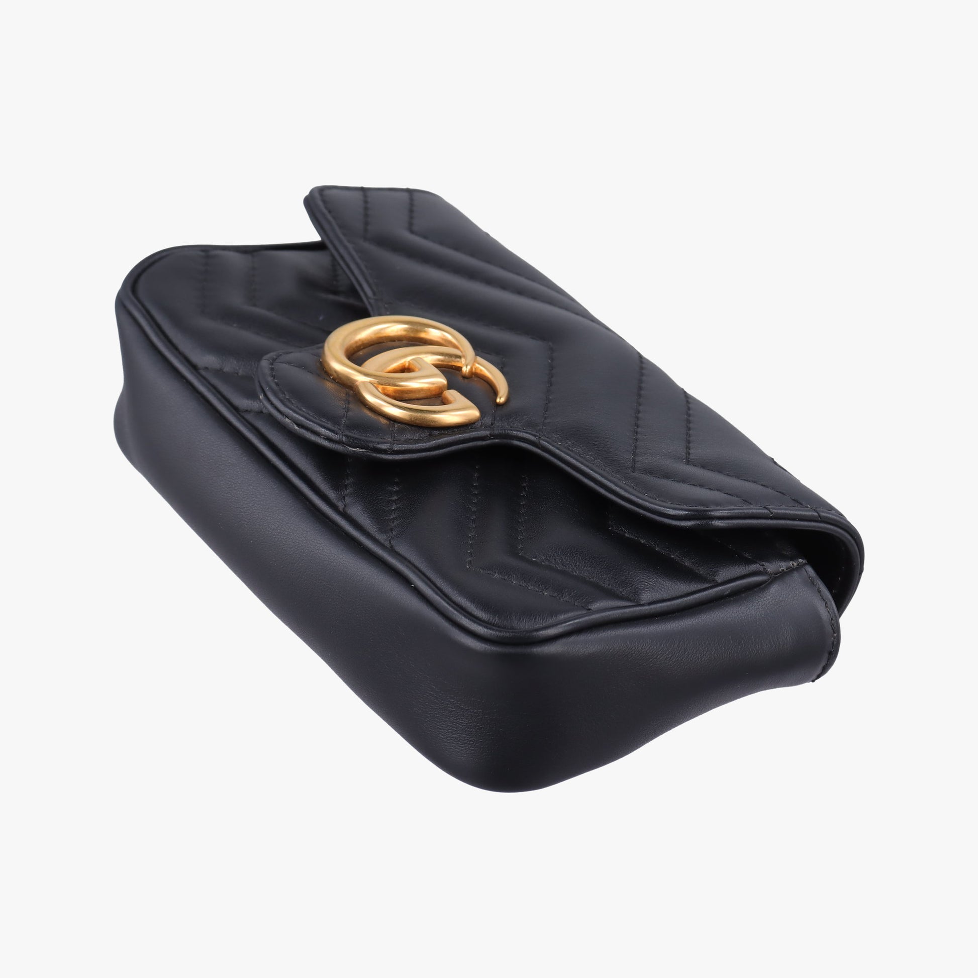 GG Marmont Black Leather 476433 GGマーモント ブラック レザー 476433 