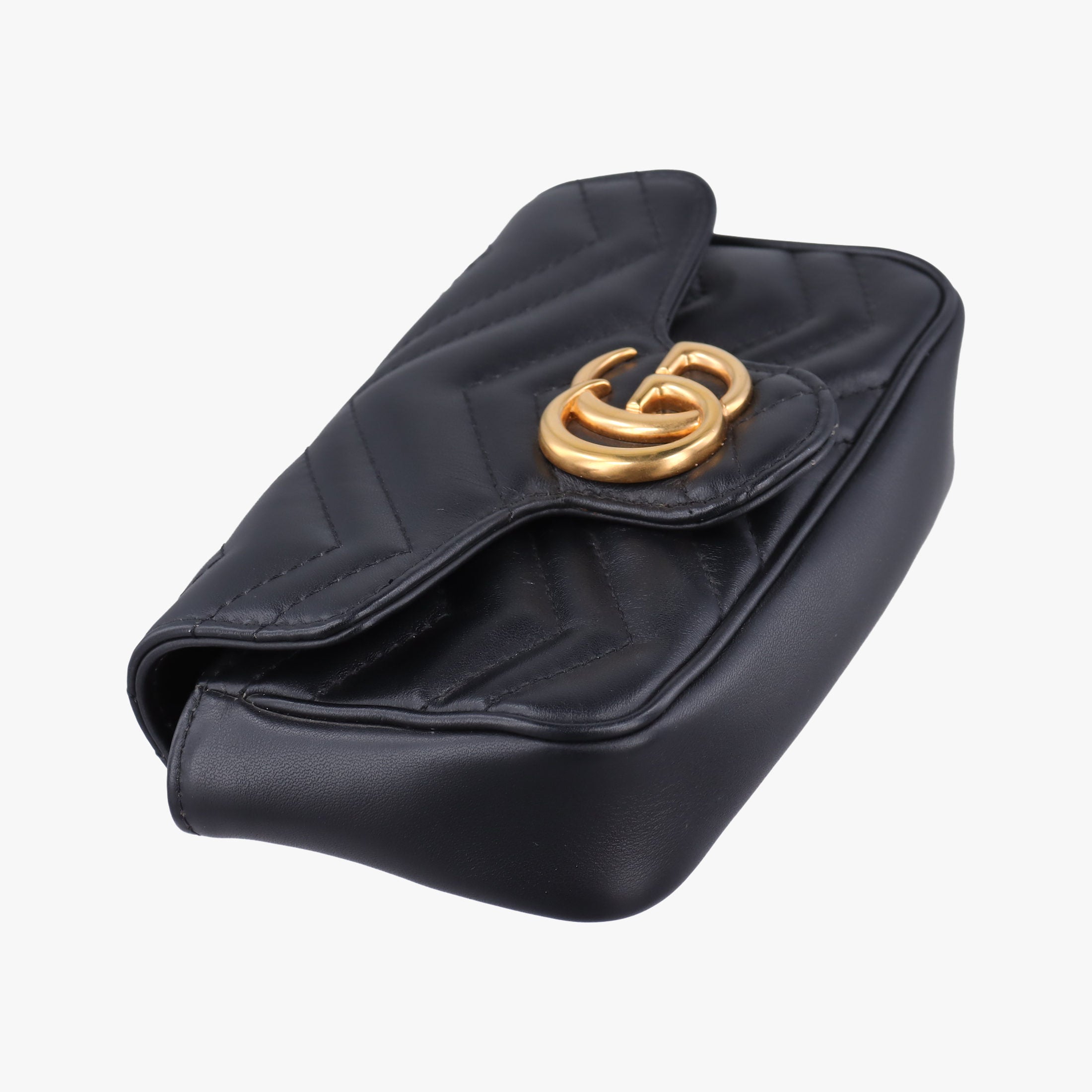 GG Marmont Black Leather 476433 GGマーモント ブラック レザー 476433 