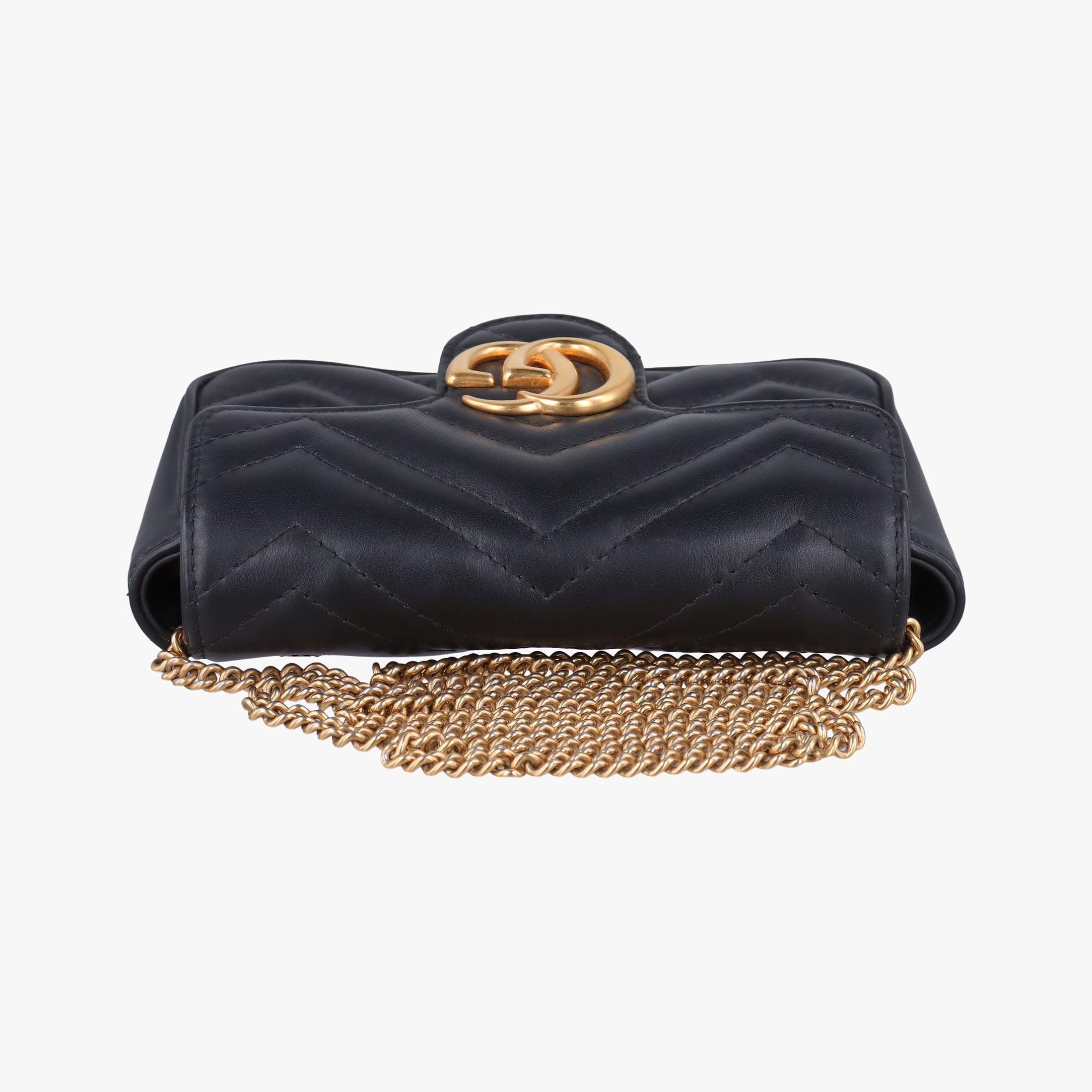 GG Marmont Black Leather 476433 GGマーモント ブラック レザー 476433 