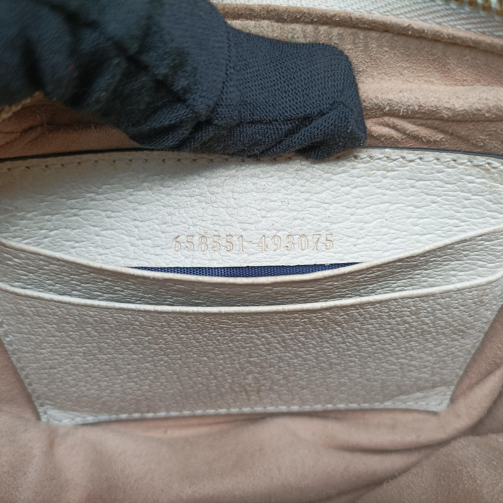 Ophidia Beige × White PVC coated canvas×Leather 658551 オフィディア ベージュ×ホワイト PVCコーティングキャンバス×レザー 658551 