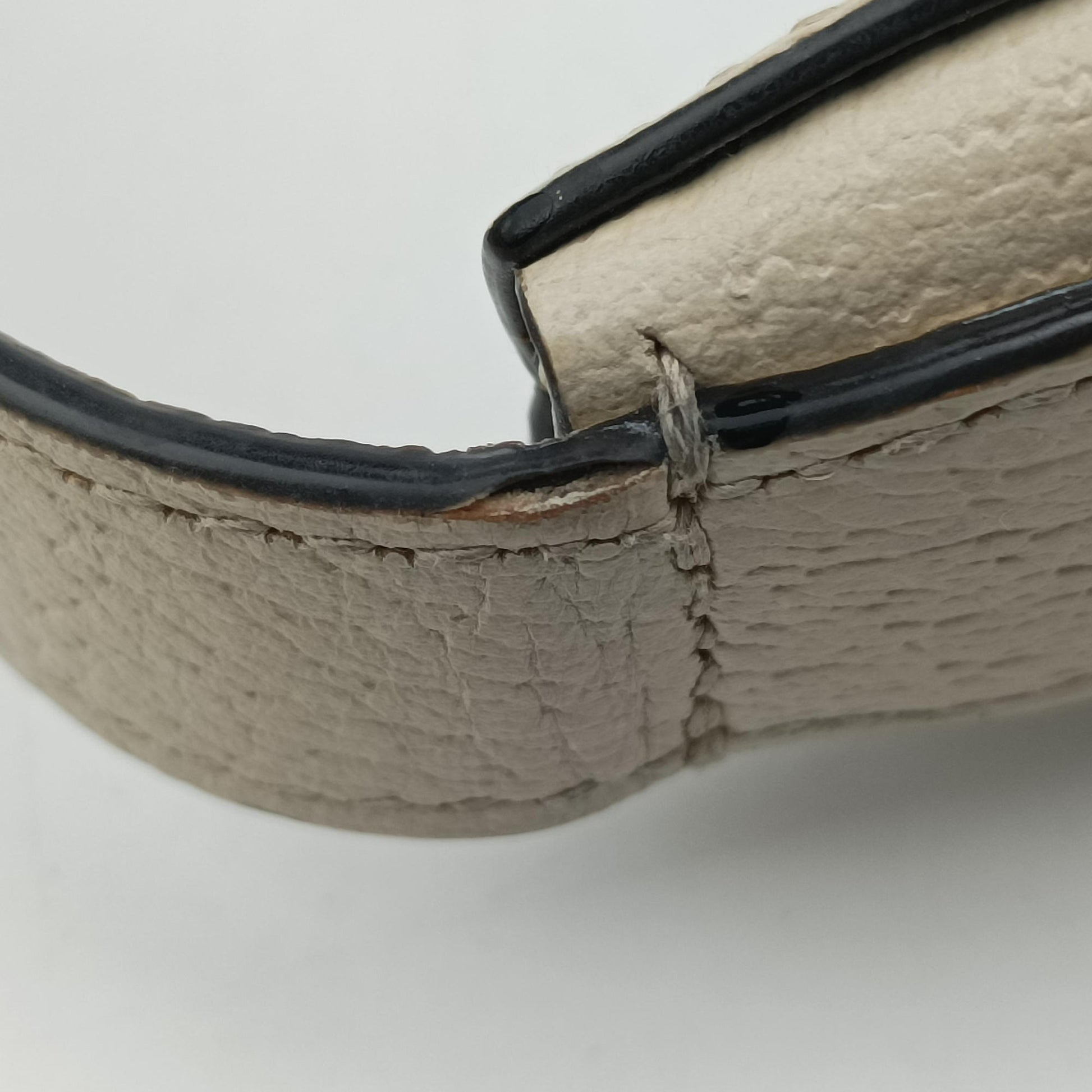 Ophidia Beige × White PVC coated canvas×Leather 658551 オフィディア ベージュ×ホワイト PVCコーティングキャンバス×レザー 658551 