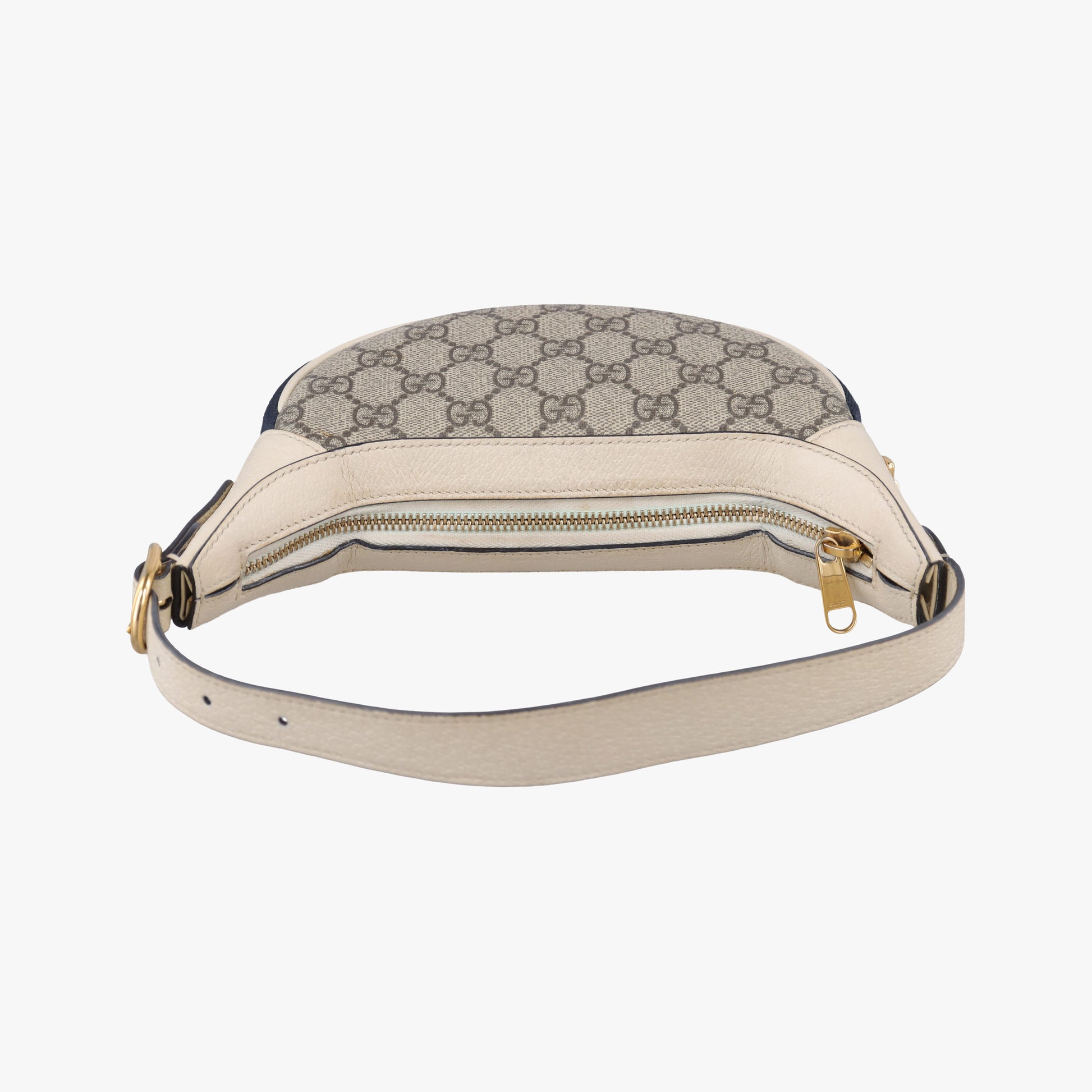 Ophidia Beige × White PVC coated canvas×Leather 658551 オフィディア ベージュ×ホワイト PVCコーティングキャンバス×レザー 658551 