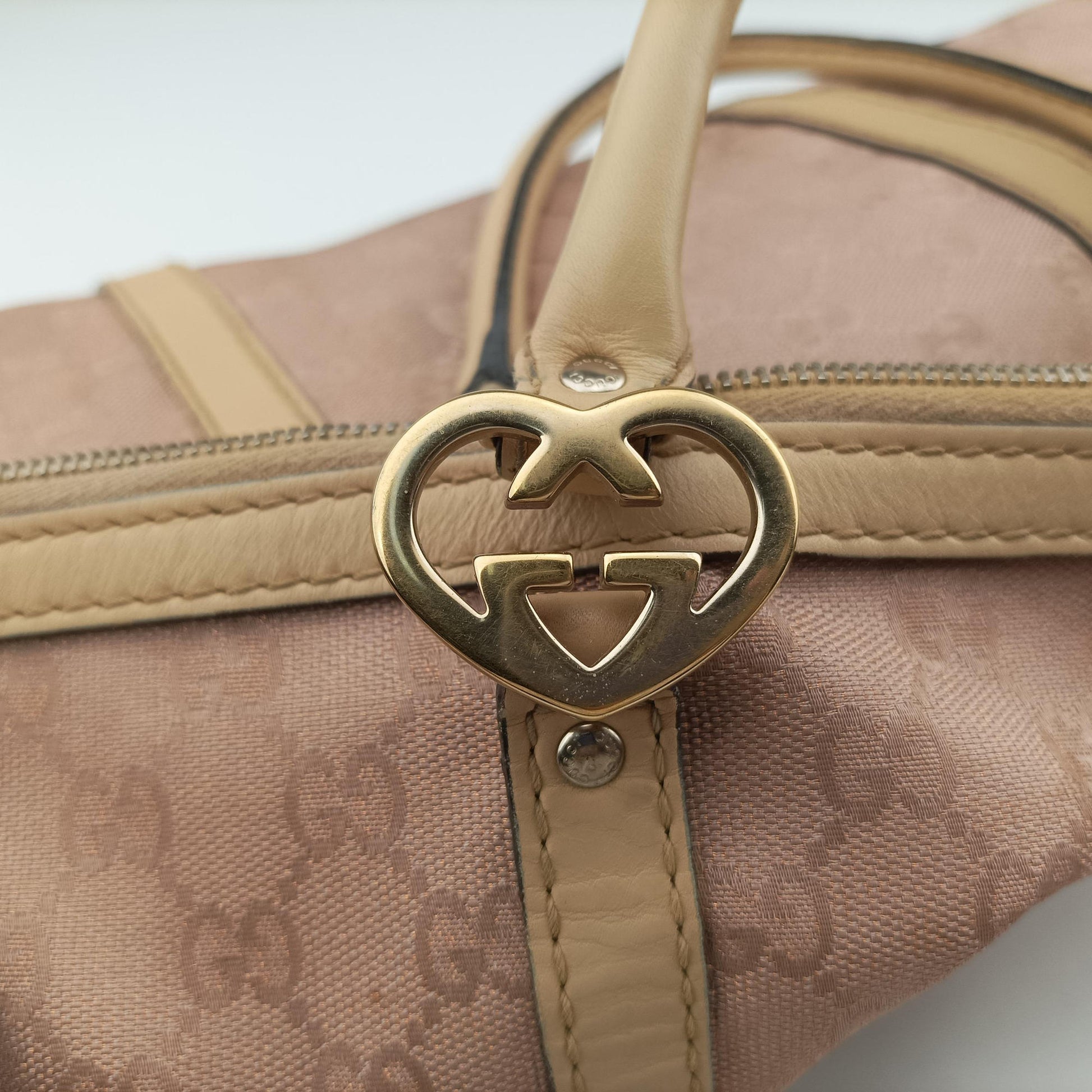 Lovely Pink Canvas×Leather 257068 C9247054ラブリー ピンク キャンバス×レザー 257068 C9247054