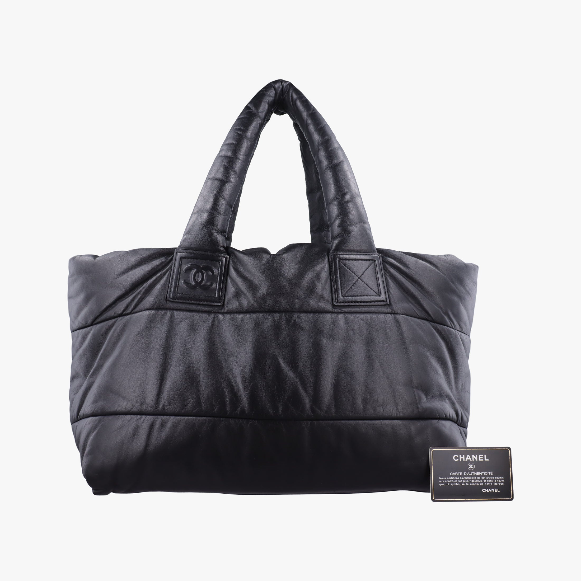 Cococoon Quilting Black lambskin A47107 13338953コココクーン キルティング ブラック ラムスキン A47107 13338953