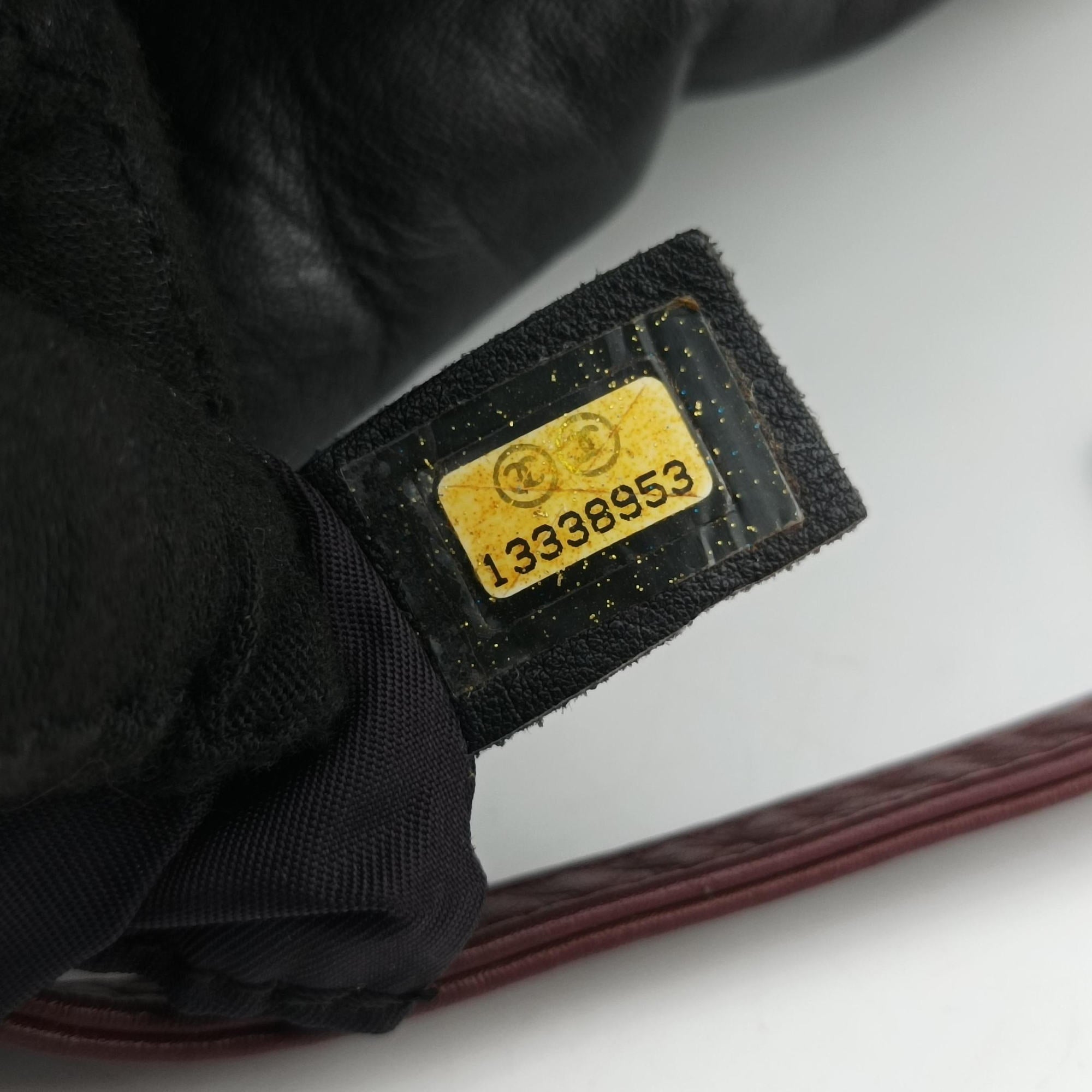 Cococoon Quilting Black lambskin A47107 13338953コココクーン キルティング ブラック ラムスキン A47107 13338953