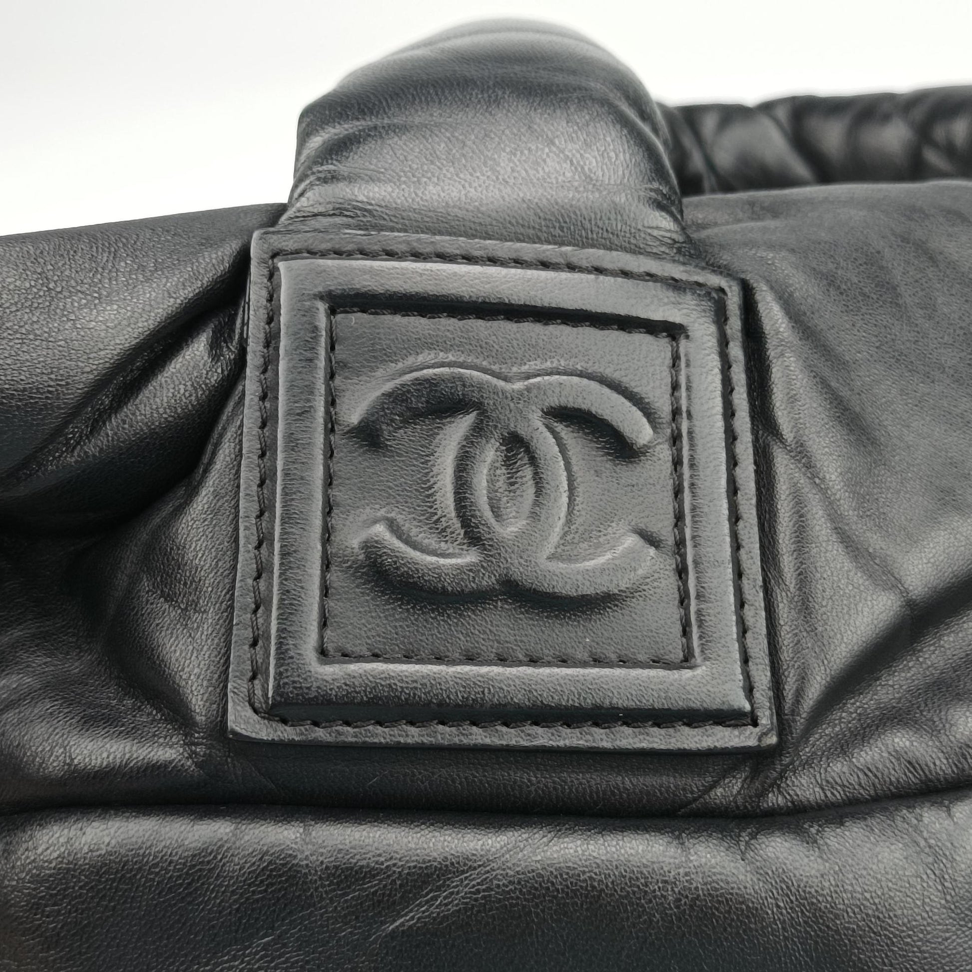 Cococoon Quilting Black lambskin A47107 13338953コココクーン キルティング ブラック ラムスキン A47107 13338953