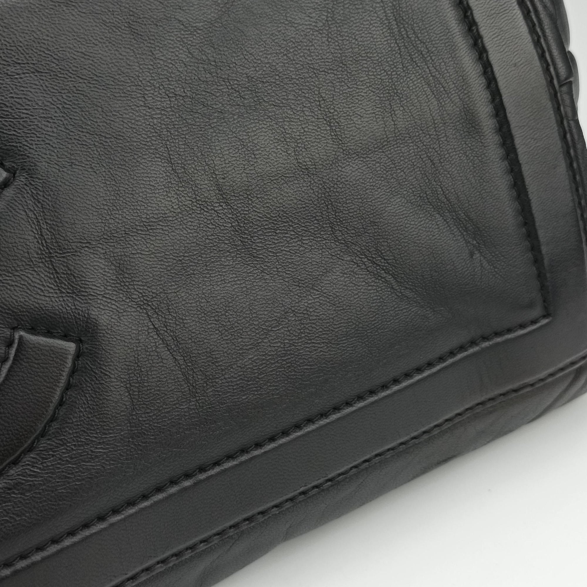 Cococoon Quilting Black lambskin A47107 13338953コココクーン キルティング ブラック ラムスキン A47107 13338953