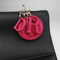 Be Dior Black × Rose Red Leather 29-MA-0125ビー ディオール ブラック × ローズレッド レザー 29-MA-0125