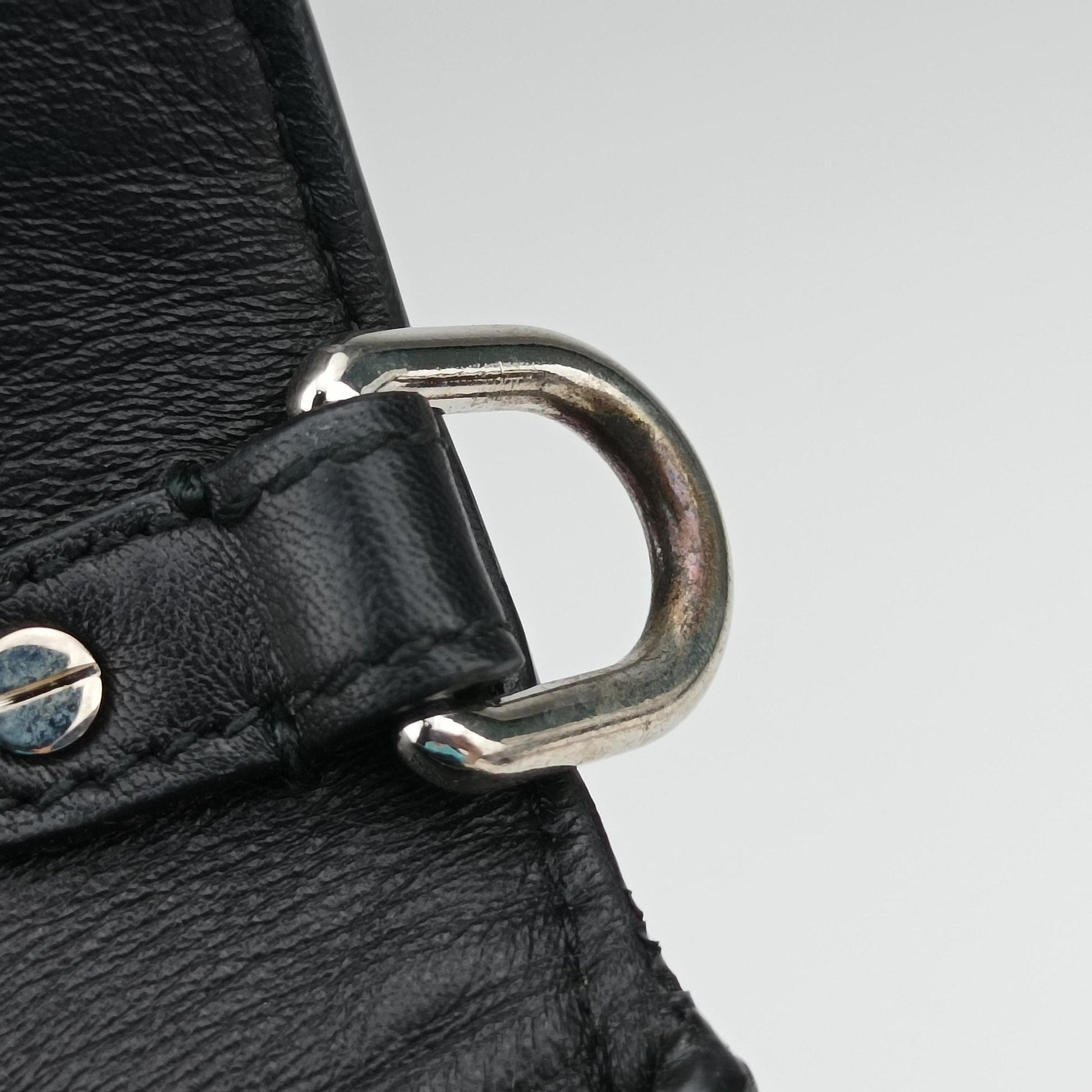 Be Dior Black × Rose Red Leather 29-MA-0125ビー ディオール ブラック × ローズレッド レザー 29-MA-0125