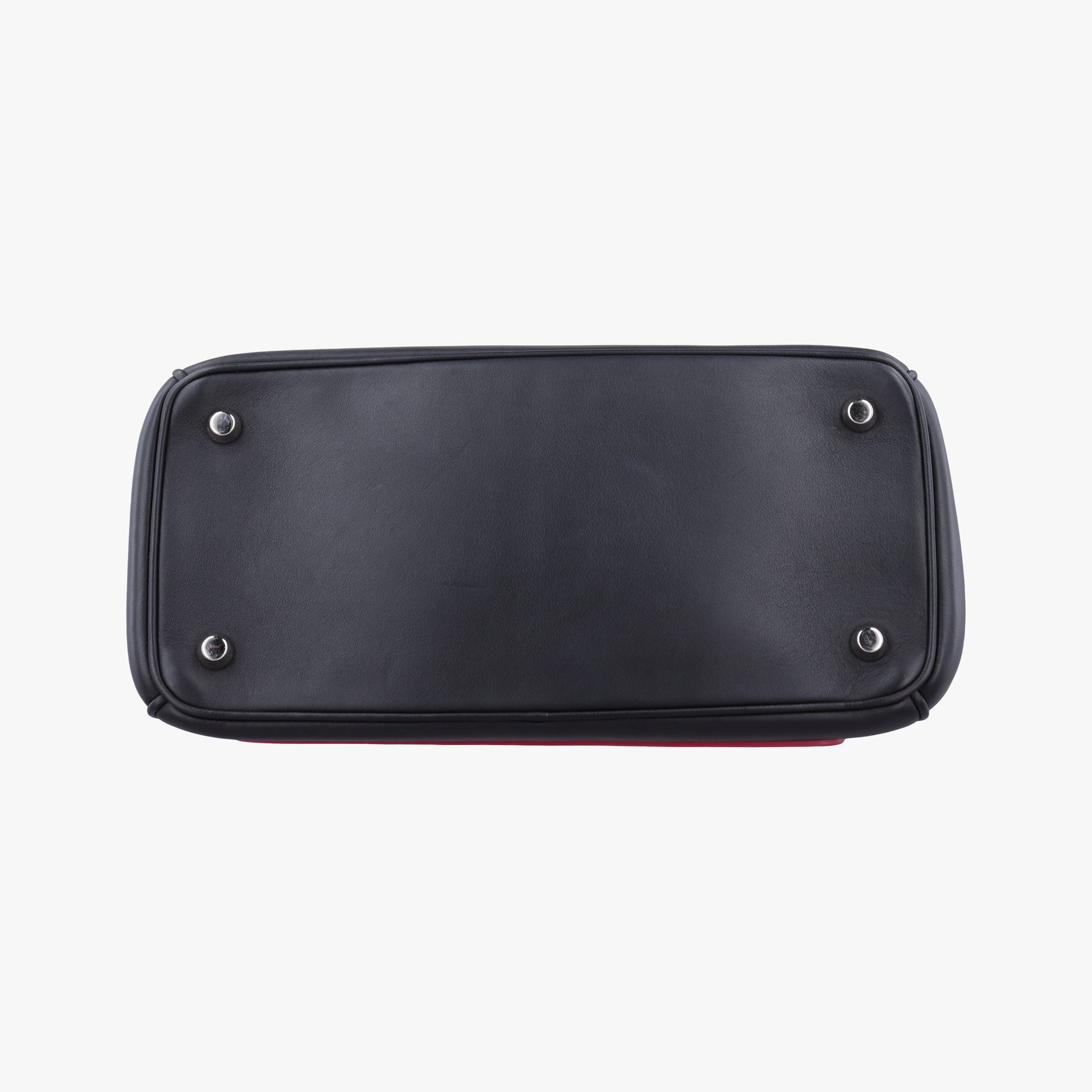 Be Dior Black × Rose Red Leather 29-MA-0125ビー ディオール ブラック × ローズレッド レザー 29-MA-0125
