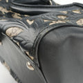 Arabesque Boston Beige×Black PVC coated canvas×Leather 409529 F020367344アラベスク ボストン ベージュ×ブラック PVCコーティングキャンバス×レザー 409529 F020367344