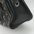 Arabesque Boston Beige×Black PVC coated canvas×Leather 409529 F020367344アラベスク ボストン ベージュ×ブラック PVCコーティングキャンバス×レザー 409529 F020367344