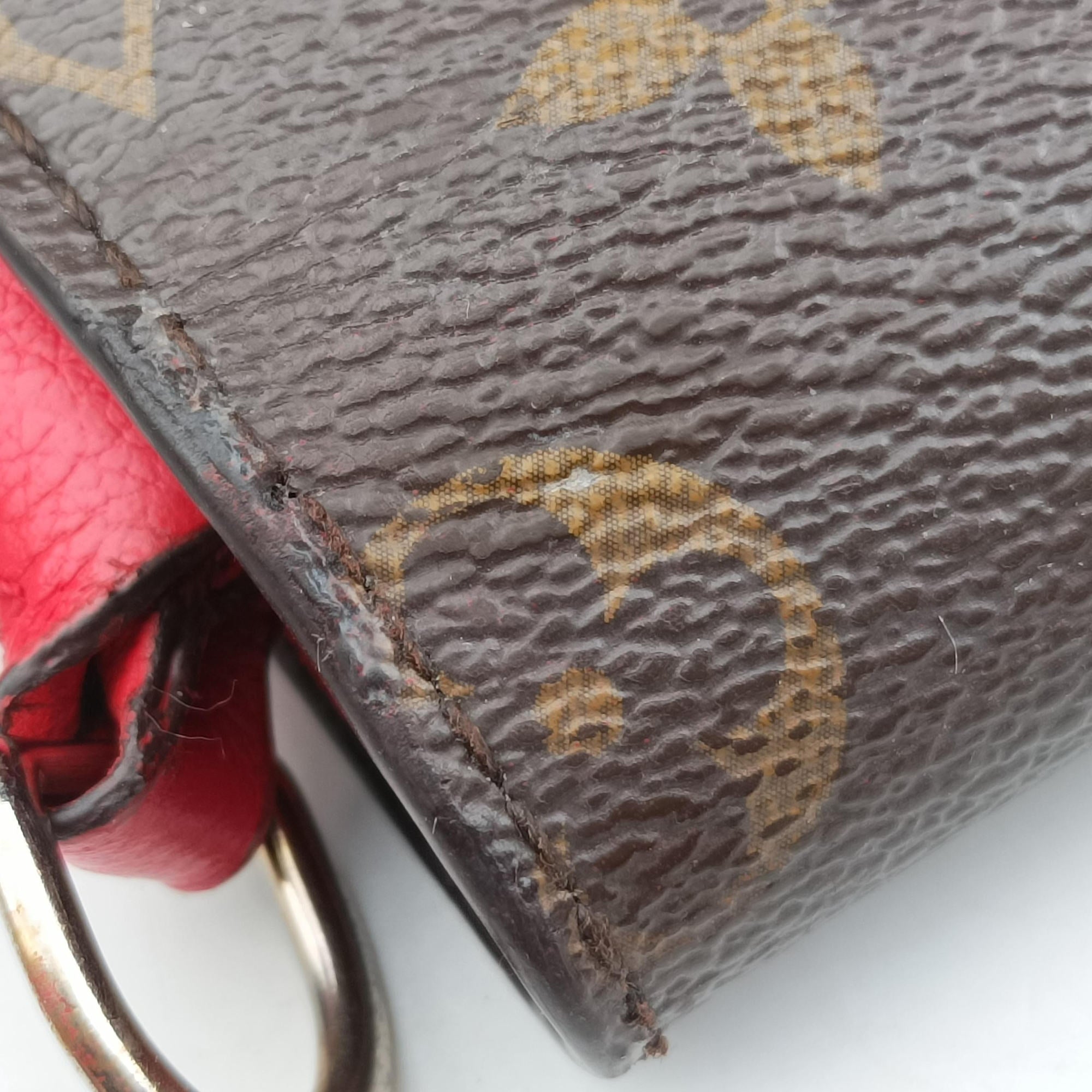 VaugirardPM Brown × Coquelicot Monogram Canvas×calf leather M44548 CA2109ヴォジラールPM モノグラム/ブラウン×コクリコ モノグラムキャンバス×カーフレザー M44548 CA2109