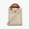 Diana Bamboo White Leather 739079 D040101588ダイアナ バンブー ホワイト レザー 739079 D040101588
