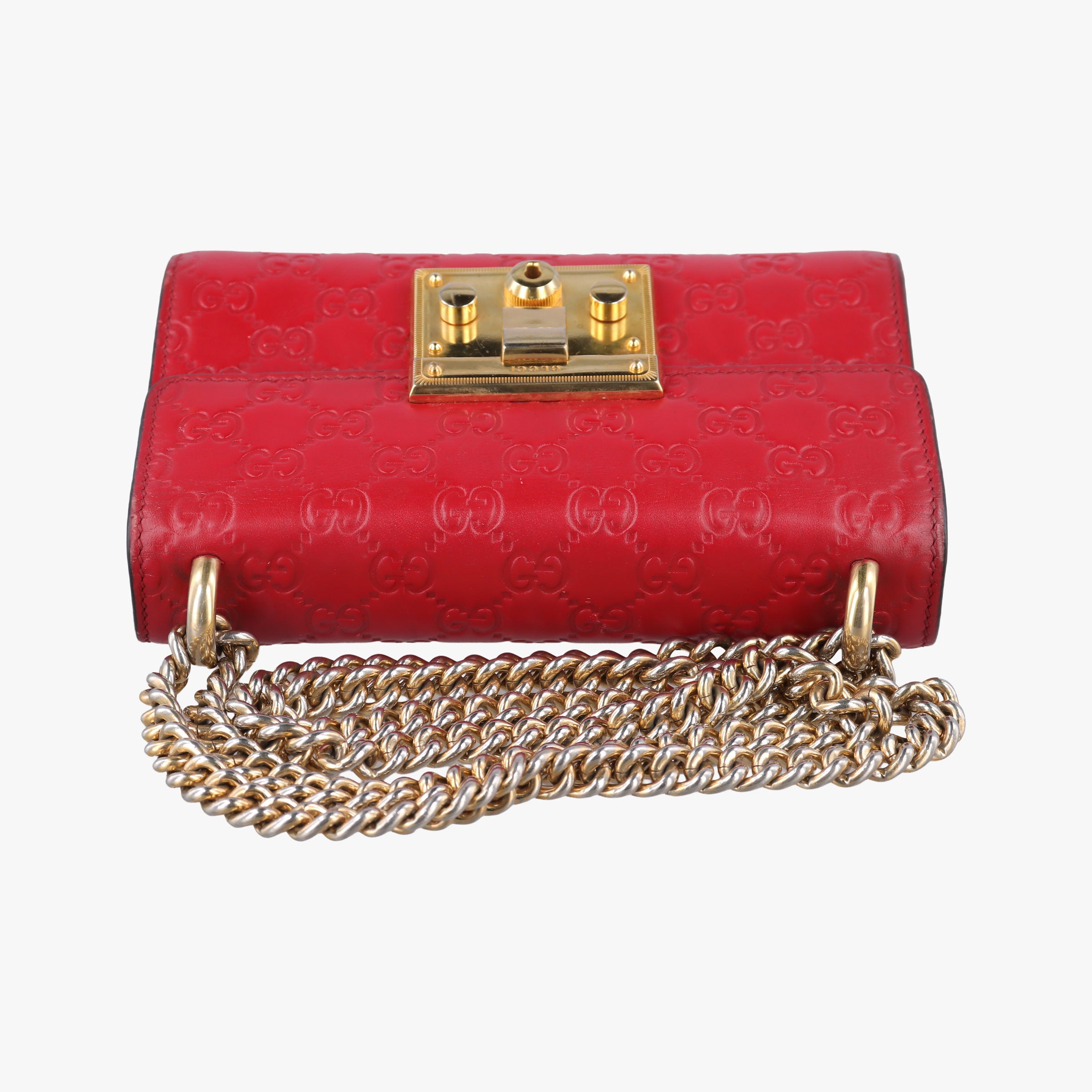 Padlock Red Leather 409487 A019780874パドロック レッド レザー 409487 A019780874