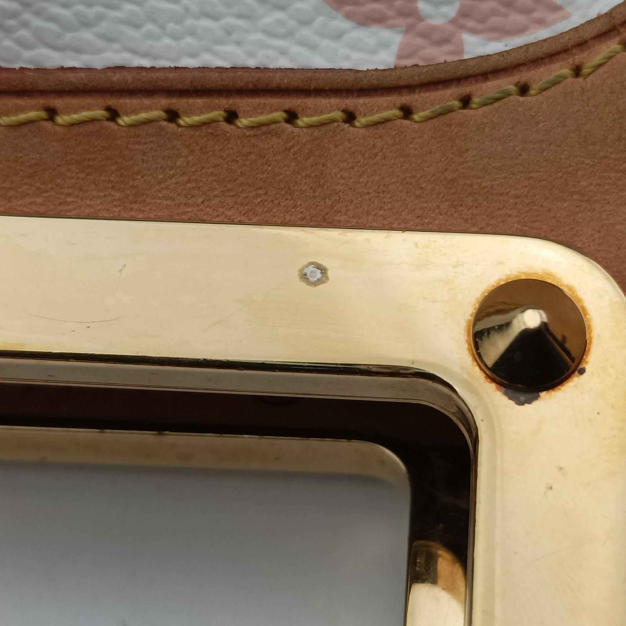 JUDY MM white Monogram Multicolor M40255 Lot number unknownジュディMM ブロン モノグラム マルチカラー M40255 製番不明