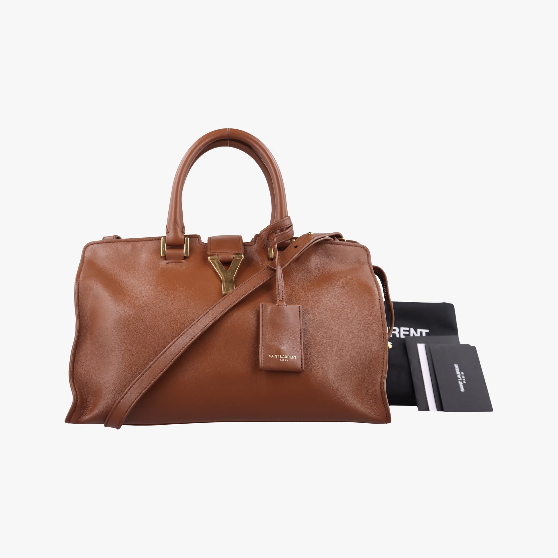 Y Ligne Petit Cabas Brown Leather 311210 311210.001998Yライン プチカバス ブラウン レザー 311210 311210.001998