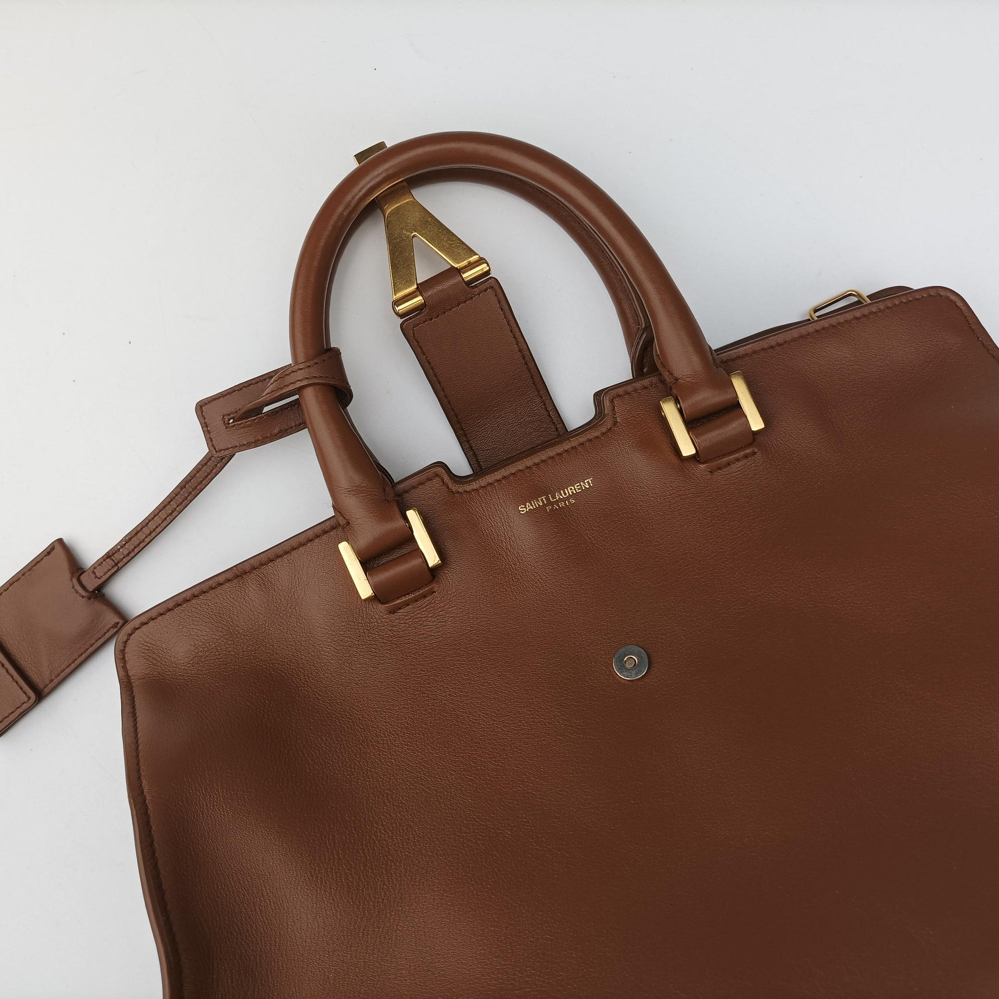Y Ligne Petit Cabas Brown Leather 311210 311210.001998Yライン プチカバス ブラウン レザー 311210 311210.001998