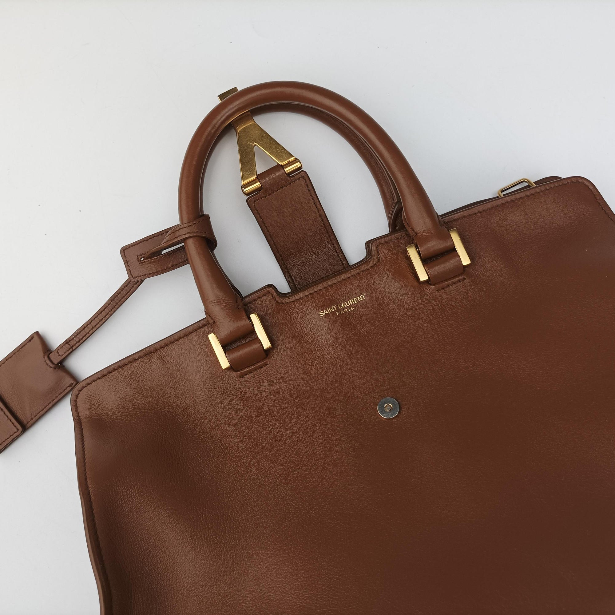 Y Ligne Petit Cabas Brown Leather 311210 311210.001998Yライン プチカバス ブラウン レザー 311210 311210.001998