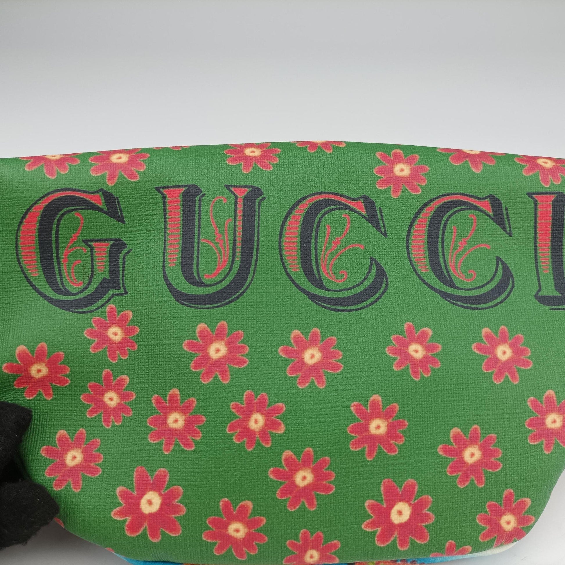 kids GG Top strawberry Print Green × Multi canvas 502095 D036903949キッズ GG トップ ストロベリー プリント グリーン×マルチ キャンバス 502095 D036903949