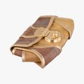 Zucchino turn lock Brown Metal Mesh × Leather 8BP010 001/8BP010/MGA/049ズッキーノ ターンロック ブラウン メタルメッシュ × レザー 8BP010 001/8BP010/MGA/049