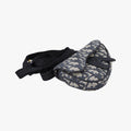 saddle Gray×Navy×Black Jacquard×Leather 29-BO-1222サドル グレー×ネイビー×ブラック ジャガード×レザー 29-BO-1222