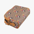 Mickey Mouse Disney collaboration Brown PVC coated canvas×Leather 602536 ミッキーマウス ディズニーコラボ ブラウン PVCコーティングキャンバス×レザー 602536 