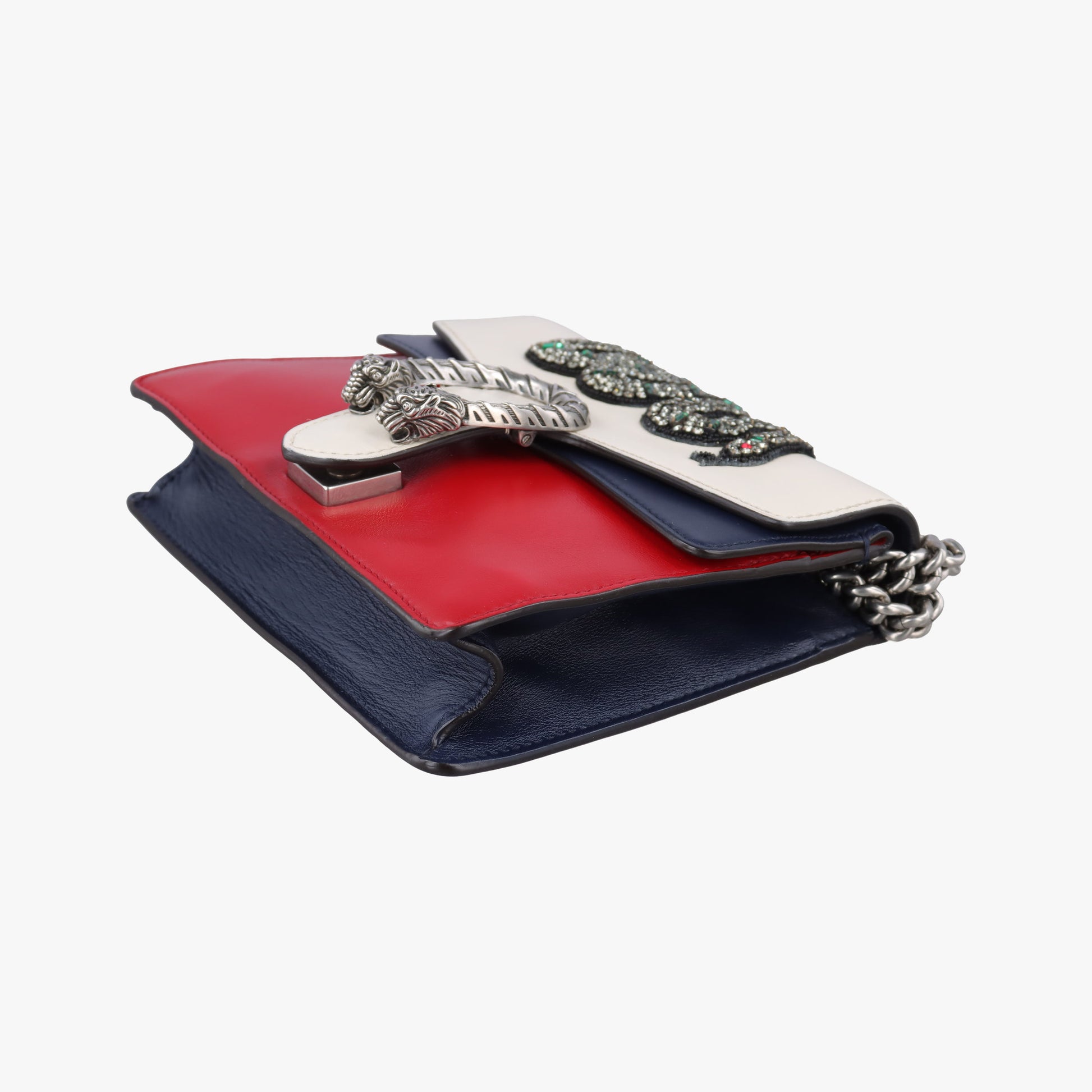 Dionysus Ivory×Red×Navy Leather 421970 B022176680ディオニュソス アイボリー×レッド×ネイビー レザー 421970 B022176680