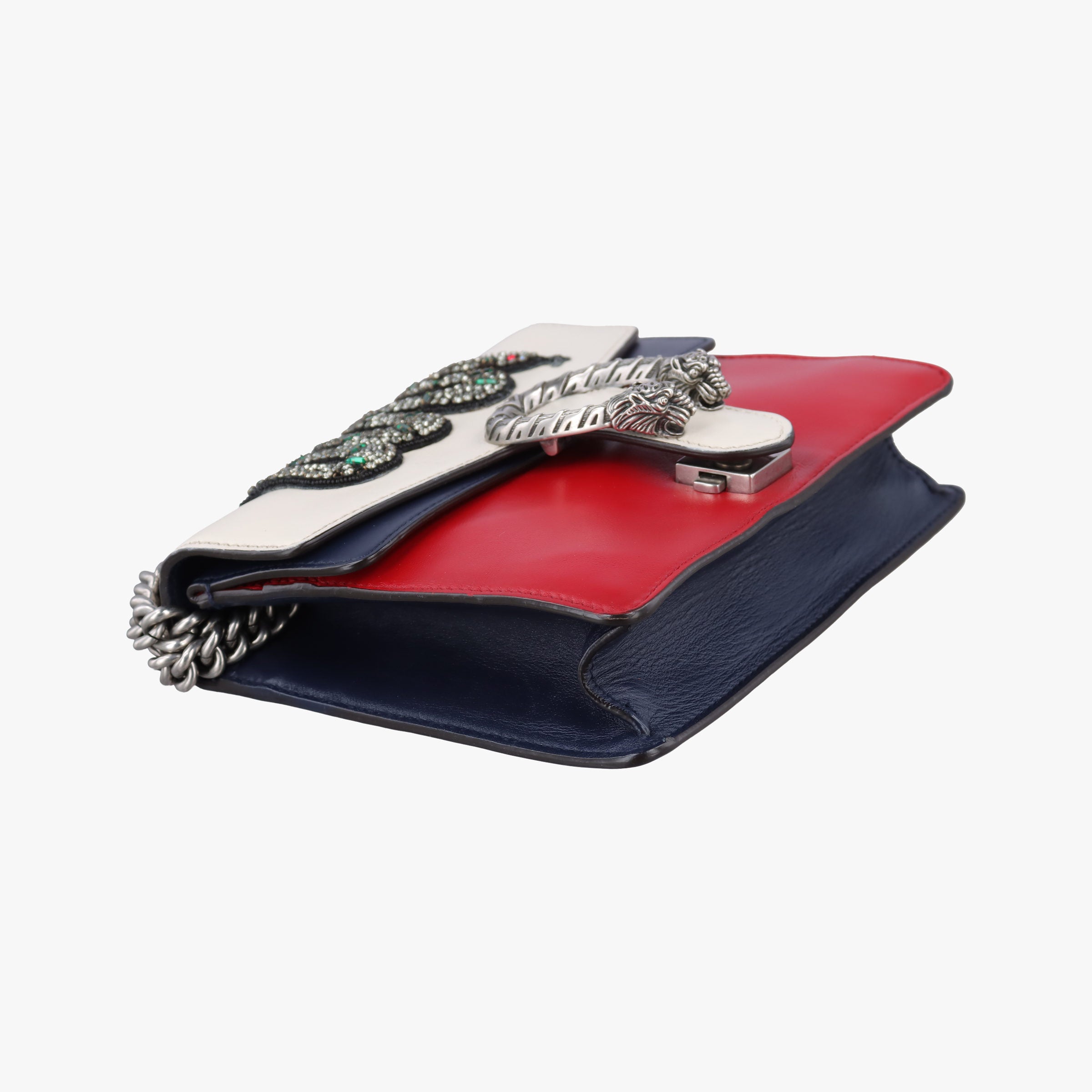 Dionysus Ivory×Red×Navy Leather 421970 B022176680ディオニュソス アイボリー×レッド×ネイビー レザー 421970 B022176680