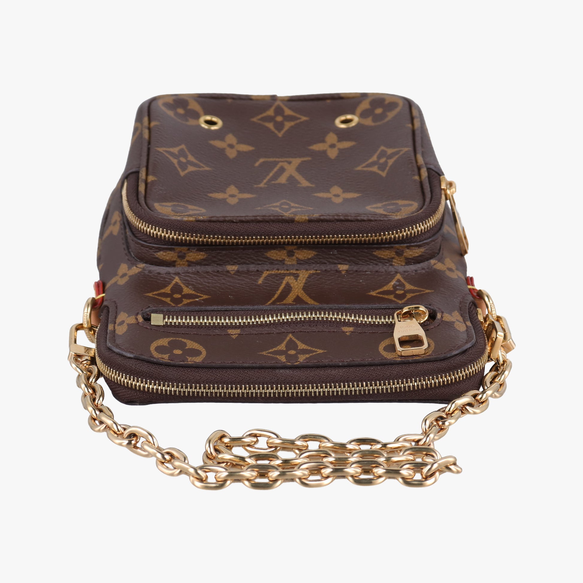 Utility Phone Sleeve Brown Monogram Canvas M80746 IC Chipユーティリティ モノグラム/ブラウン モノグラムキャンバス M80746 ICチップ