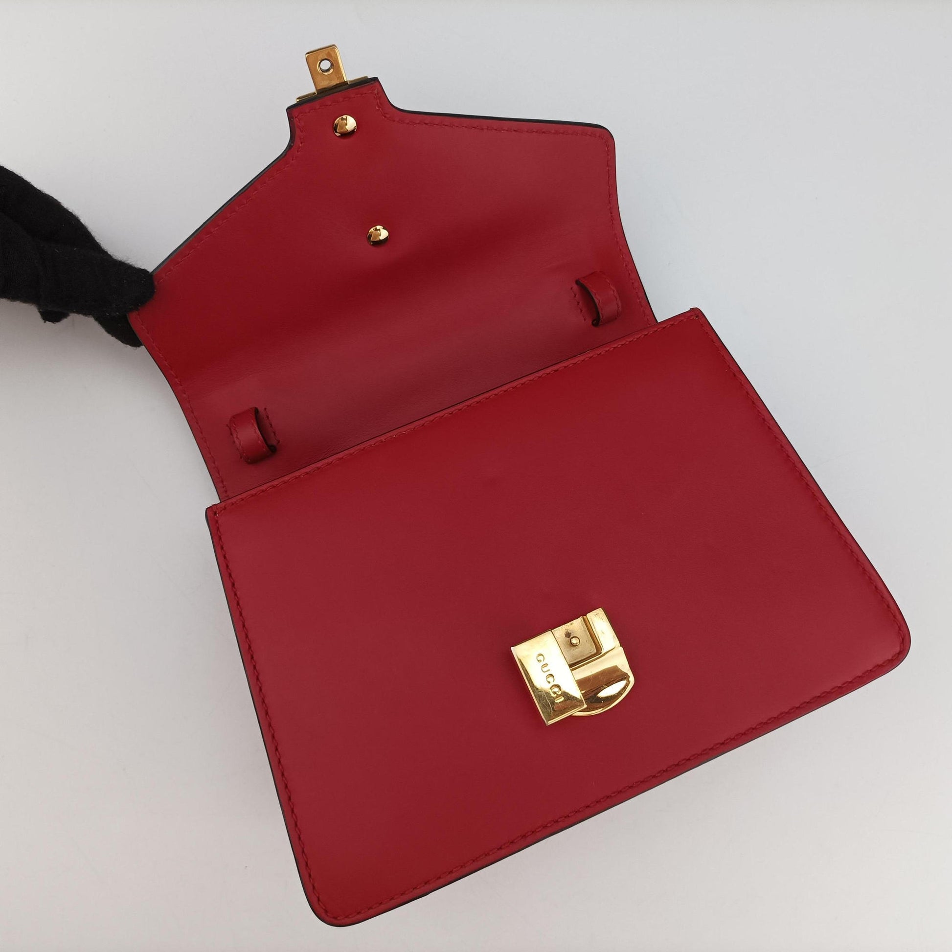 Sylvie Red Leather 470270 F023494471シルヴィ レッド レザー 470270 F023494471