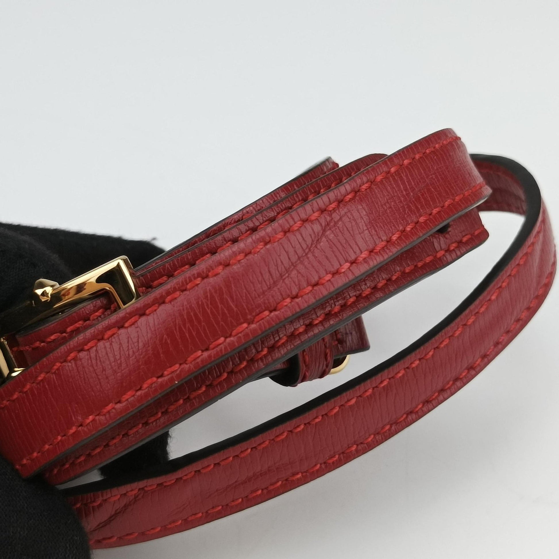 Sylvie red×Multicolour Leather 524405 B031367298シルヴィ レッド×マルチカラー レザー 524405 B031367298