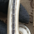 Sukey White×Brown Leather×canvas 247902 C010717737スーキー ホワイト×ブラウン レザー×キャンバス 247902 C010717737