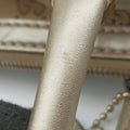 Sukey White×Brown Leather×canvas 247902 C010717737スーキー ホワイト×ブラウン レザー×キャンバス 247902 C010717737
