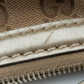 Sukey White×Brown Leather×canvas 247902 C010717737スーキー ホワイト×ブラウン レザー×キャンバス 247902 C010717737